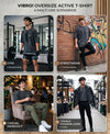 T.T. Men|Oversized Printed T-Shirt|Round Neck|Soft Breathable Cotton Fabric | Street , Casual & Outdoor Wear Tees|Big Print|Anthra Melange