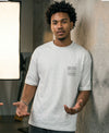 T.T. Men|Oversized Printed T-Shirt|Round Neck|Soft Breathable Cotton Fabric | Street , Casual & Outdoor Wear Tees|Big Print|Grey Melange