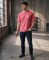 T.T. Men|Oversized Printed T-Shirt|Round Neck|Soft Breathable Cotton Fabric | Street , Casual & Outdoor Wear Tees|Big Print|Pink