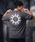 T.T. Men|Oversized Printed T-Shirt|Round Neck|Soft Breathable Cotton Fabric | Street , Casual & Outdoor Wear Tees|Big Print|Anthra Melange
