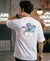 T.T. Men|Oversized Printed T-Shirt|Round Neck|Soft Breathable Cotton Fabric | Street , Casual & Outdoor Wear Tees|Big Print|White