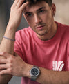 T.T. Men|Oversized Printed T-Shirt|Round Neck|Soft Breathable Cotton Fabric | Street , Casual & Outdoor Wear Tees|Big Print|Pink