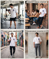 T.T. Men|Oversized Printed T-Shirt|Round Neck|Soft Breathable Cotton Fabric | Street , Casual & Outdoor Wear Tees|Big Print|White