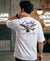 T.T. Men|Oversized Printed T-Shirt|Round Neck|Soft Breathable Cotton Fabric | Street , Casual & Outdoor Wear Tees|Big Print|White