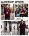 T.T. Men|Oversized Printed T-Shirt|Round Neck|Soft Breathable Cotton Fabric | Street , Casual & Outdoor Wear Tees|Snake Print|Maroon