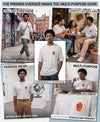 T.T. Men|Oversized Printed T-Shirt|Round Neck|Soft Breathable Cotton Fabric | Street , Casual & Outdoor Wear Tees|Snake Print|Grey Melange