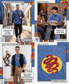 T.T. Men|Oversized Printed T-Shirt|Round Neck|Soft Breathable Cotton Fabric | Street , Casual & Outdoor Wear Tees|Snake Print|Sky Blue