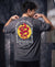 T.T. Men|Oversized Printed T-Shirt|Round Neck|Soft Breathable Cotton Fabric | Street , Casual & Outdoor Wear Tees|Snake Print|Anthra Melange