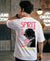 T.T. Men|Oversized Printed T-Shirt|Round Neck|Soft Breathable Cotton Fabric | Street , Casual & Outdoor Wear Tees|Nyc Print|White