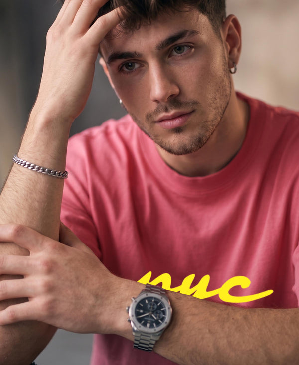T.T. Men|Oversized Printed T-Shirt|Round Neck|Soft Breathable Cotton Fabric | Street , Casual & Outdoor Wear Tees|Nyc Print|Pink