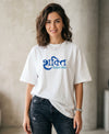 T.T. Women|Oversized Printed T-Shirt|Round Neck|Soft Breathable Cotton Fabric | Street , Casual & Outdoor Wear Tees|Goddess Print|White