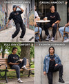 T.T. Women|Oversized Printed T-Shirt|Round Neck|Soft Breathable Cotton Fabric | Street , Casual & Outdoor Wear Tees|Peace Print|Black
