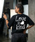 T.T. Women|Oversized Printed T-Shirt|Round Neck|Soft Breathable Cotton Fabric | Street , Casual & Outdoor Wear Tees|Love Print|Black