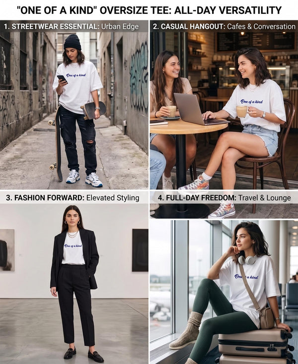 T.T. Women|Oversized Printed T-Shirt|Round Neck|Soft Breathable Cotton Fabric | Street , Casual & Outdoor Wear Tees|Love Print|White