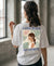 T.T. Women|Oversized Printed T-Shirt|Round Neck|Soft Breathable Cotton Fabric | Street , Casual & Outdoor Wear Tees|No Limit Print|White