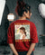 T.T. Women|Oversized Printed T-Shirt|Round Neck|Soft Breathable Cotton Fabric | Street , Casual & Outdoor Wear Tees|No Limit Print|Red