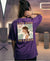 T.T. Women|Oversized Printed T-Shirt|Round Neck|Soft Breathable Cotton Fabric | Street , Casual & Outdoor Wear Tees|No Limit Print|Purple