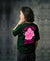 T.T. Women|Oversized Printed T-Shirt|Round Neck|Soft Breathable Cotton Fabric | Street , Casual & Outdoor Wear Tees|Wild Flower Print|Green