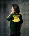 T.T. Women|Oversized Printed T-Shirt|Round Neck|Soft Breathable Cotton Fabric | Street , Casual & Outdoor Wear Tees|Cheesy Print|Green