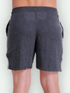 T.T. MenSolid Cotton Blend Shorts With Zipper & Back Pocket|Pack Of 2|Anthra,Airforce