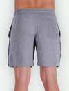 T.T. MenSolid Cotton Blend Shorts With Zipper & Back Pocket|Pack Of 3|Anthra,Navy,Grey
