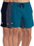 T.T. MenSolid Cotton Blend Shorts With Zipper & Back Pocket|Pack Of 3|Airforce,Anthra,Navy