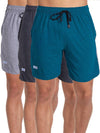 T.T. MenSolid Cotton Blend Shorts With Zipper & Back Pocket|Pack Of 3|Airforce,Anthra,Grey