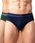 Hiflyers Men|Soft Breathable Odour-Free Cotton Lycra Fabric|Regular Fit|Comfortable Everyday Innerwear Brief|Pack Of 2|Navy,Olive