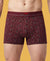 Hiflyers Men|Soft Breathable Odour-Free Cotton Lycra Fabric|Regular Fit|Stylish Geometrical Design Printed Trunk|Maroon