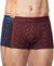 Hiflyers Men|Soft Breathable Odour-Free Cotton Lycra Fabric|Regular Fit|Stylish Geometrical Design Printed Trunk|Pack Of 3|Navy,Grey,Maroon