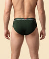 Hiflyers Men|Soft Breathable Odour-Free Cotton Lycra Fabric|Regular Fit|Comfortable Everyday Innerwear Brief|Pack Of 3|Black::Maroon::Olive