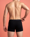 Hiflyers Men|Soft Breathable Odour-Free Cotton Lycra Fabric|Regular Fit|Comfortable Everyday Innerwear Trunk|Pack Of 2|Olive,Black