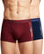 Hiflyers Men|Soft Breathable Odour-Free Cotton Lycra Fabric|Regular Fit|Comfortable Everyday Innerwear Trunk|Pack Of 2|Maroon,Navy