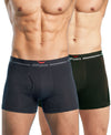 Hiflyers Men|Soft Breathable Odour-Free Cotton Lycra Fabric|Regular Fit|Comfortable Everyday Innerwear Trunk|Pack Of 2|Grey,Olive