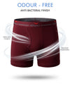 Hiflyers Men|Soft Breathable Odour-Free Cotton Lycra Fabric|Regular Fit|Comfortable Everyday Innerwear Trunk|Maroon