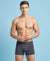 Hiflyers Men|Soft Breathable Odour-Free Cotton Lycra Fabric|Regular Fit|Comfortable Everyday Innerwear Trunk|Grey