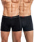Hiflyers Men|Soft Breathable Odour-Free Cotton Lycra Fabric|Regular Fit|Comfortable Everyday Innerwear Trunk|Pack Of 2|Grey,Black