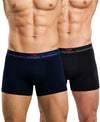 Hiflyers Men|Soft Breathable Odour-Free Cotton Lycra Fabric|Regular Fit|Comfortable Everyday Innerwear Trunk|Pack Of 2|Navy,Black