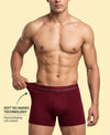 Hiflyers Men|Soft Breathable Odour-Free Cotton Lycra Fabric|Regular Fit|Comfortable Everyday Innerwear Trunk|Pack Of 2|Maroon,Navy