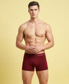 Hiflyers Men|Soft Breathable Odour-Free Cotton Lycra Fabric|Regular Fit|Comfortable Everyday Innerwear Trunk|Pack Of 3|Navy,Maroon,Black