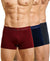 Hiflyers Men|Soft Breathable Odour-Free Cotton Lycra Fabric|Regular Fit|Comfortable Everyday Innerwear Trunk|Pack Of 3|Maroon,Navy,Grey