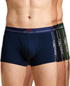 Hiflyers Men|Soft Breathable Odour-Free Cotton Lycra Fabric|Regular Fit|Comfortable Everyday Innerwear Trunk|Pack Of 3|Navy,Black,Olive