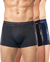 Hiflyers Men|Soft Breathable Odour-Free Cotton Lycra Fabric|Regular Fit|Comfortable Everyday Innerwear Trunk|Pack Of 3|Grey,Black,Navy