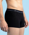Hiflyers Men|Soft Breathable Odour-Free Micro Modal With Spandex Fabric|Regular Fit|Luxurious All-Day Innerwear Trunk|Pack Of 2|Olive,Black