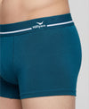 Hiflyers Men|Soft Breathable Odour-Free Micro Modal With Spandex Fabric|Regular Fit|Luxurious All-Day Innerwear Trunk|Pack Of 3|Navy,Black,Teal
