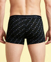 Hiflyers Men'S Micro Modal Spandex Trunk|Anti-Bacterial Odour-Free Fabric|Regular Fit|Ultra Soft Breathable Printed Innerwear|Pack Of 2|Black,Navy