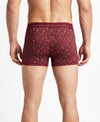 Hiflyers Men'S Micro Modal Spandex Trunk|Anti-Bacterial Odour-Free Fabric|Regular Fit|Ultra Soft Breathable Printed Innerwear|Pack Of 2|Maroon,Black