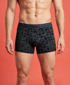 Hiflyers Men'S Micro Modal Spandex Trunk|Anti-Bacterial Odour-Free Fabric|Regular Fit|Ultra Soft Breathable Printed Innerwear|Pack Of 3|Navy,Maroon,Grey