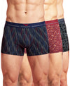 Hiflyers Men'S Micro Modal Spandex Trunk|Anti-Bacterial Odour-Free Fabric|Regular Fit|Ultra Soft Breathable Printed Innerwear|Pack Of 3|Navy,Maroon,Grey