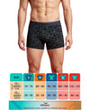 Hiflyers Men'S Micro Modal Spandex Trunk|Anti-Bacterial Odour-Free Fabric|Regular Fit|Ultra Soft Breathable Printed Innerwear|Grey